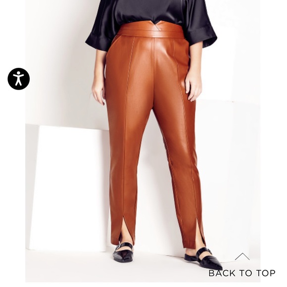 BOGO~Sophia Split Faux Leather pants~BOGO-add to cart and wait for deal - Picture 3 of 5